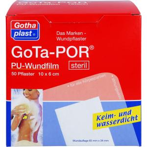 GOTA-POR PU Wundfilm 10x6 cm steril Pflaster