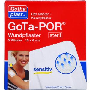 GOTA-POR Wundpflaster steril 60x100 mm