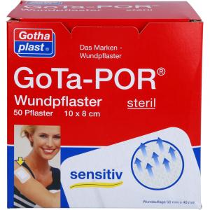 GOTA-POR Wundpflaster steril 80x100 mm