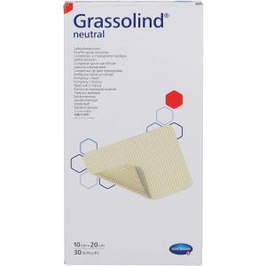 GRASSOLIND Salbenkompressen 10x20 cm steril