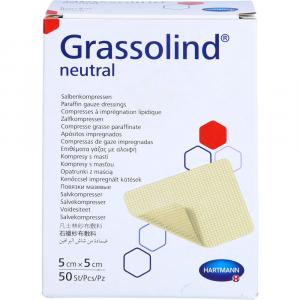 GRASSOLIND Salbenkompressen 5x5 cm steril