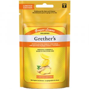 GRETHERS Ginger Lemon zuckerfrei Past.Beutel Ref.