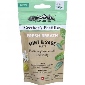 GRETHERS SWISSHERBS Fresh Breath mint & sage