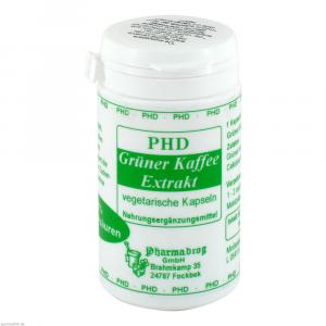 GRÜNER KAFFEE Extrakt Kapseln 50% Chlorogensäur.