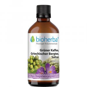 GRÜNER KAFFEE griechischer Bergtee Safran Tinktur