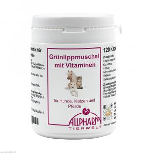 GRÜNLIPPMUSCHEL KAPSELN m.Vitaminen f.Hunde