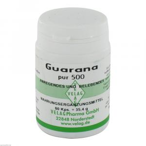GUARANA PUR 500 Kapseln