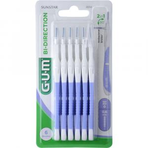 GUM BI-DIRECTION Interdentalb.0,6 mm hellblau