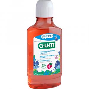 GUM JUNIOR Mundspülung Erdbeere ab 6 Jahren
