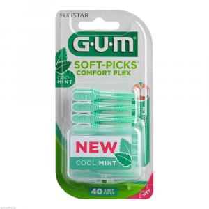 GUM SOFT-PICKS COMFORT FLEX MINT medium