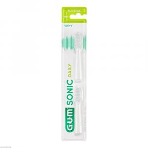 GUM SONIC DAILY Ersatzbürstenköpfe weiß