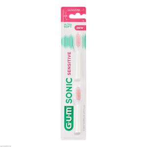GUM SONIC SENSITIVE Ersatzbürstenköpfe