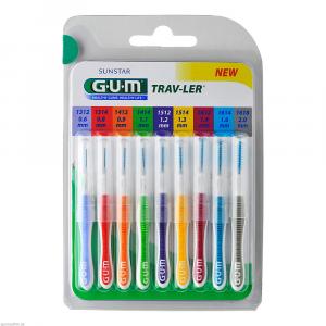 GUM TRAV-LER Sortiment Interdentalbürsten