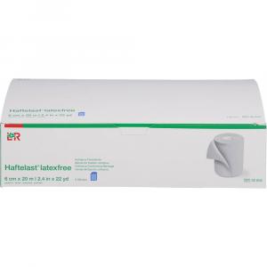 HAFTELAST Fixierb.kohäs.latexfrei 6 cmx20 m blau