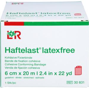 HAFTELAST Fixierb.kohäs.latexfrei 6 cmx20 m rot