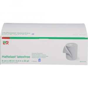 HAFTELAST Fixierb.kohäs.latexfrei 8 cmx20 m blau