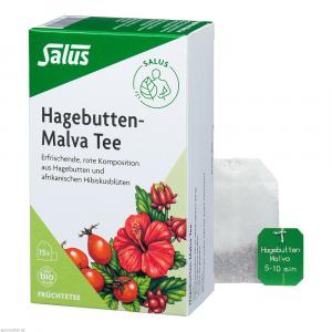 HAGEBUTTEN MALVA Tee Früchtetee Bio Salus Fbtl.