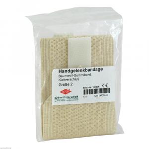 HANDGELENKBANDAGE Gr.2 Baumwoll Gummiband