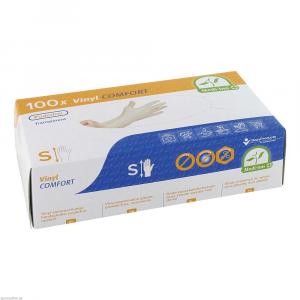HANDSCHUHE Einmal Vinyl puderfrei Gr.S MEDI INN