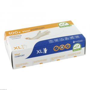 HANDSCHUHE Einmal Vinyl puderfrei Gr.XL MEDI INN