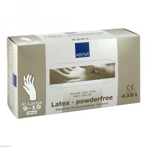 HANDSCHUHE Latex ungepudert x-large 4381