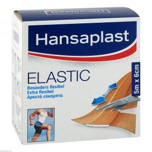HANSAPLAST Elastic Pflaster 6 cmx5 m