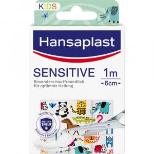 HANSAPLAST Sensitive Kinder Pflaster 6 cmx1 m
