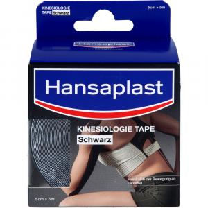 HANSAPLAST Sport Kinesiologie Tape 5 cmx5 m schw.
