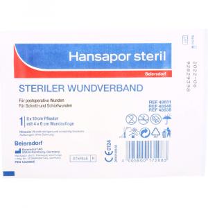 HANSAPOR steril Wundverband 8x10 cm