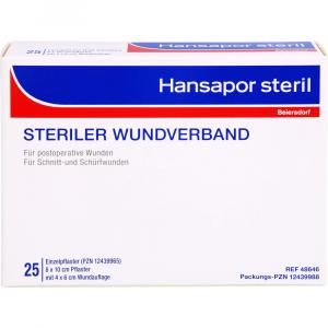 HANSAPOR steril Wundverband 8x10 cm