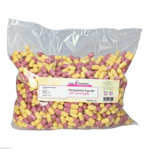 HARTGELATINEKAPSELN Gr.0 pink/gelb