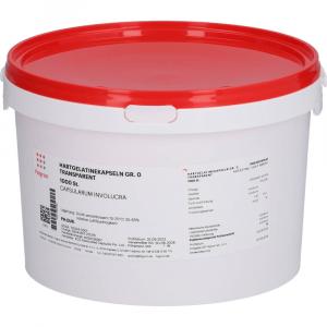 HARTGELATINEKAPSELN Gr.0 transparent