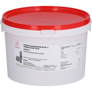 HARTGELATINEKAPSELN Gr.2 creme ohne TiO2