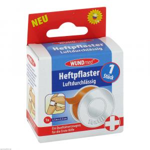 HEFTPFLASTER Textil 2,5 cmx2,5 m