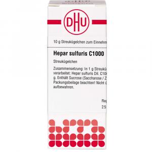 HEPAR SULFURIS C 1000 Globuli