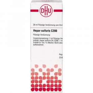 HEPAR SULFURIS C 200 Dilution