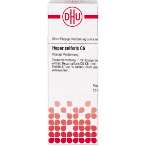 HEPAR SULFURIS C 6 Dilution