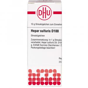 HEPAR SULFURIS D 100 Globuli