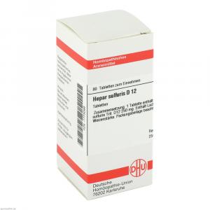 HEPAR SULFURIS D 12 Tabletten