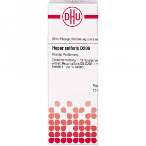 HEPAR SULFURIS D 200 Dilution