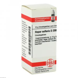 HEPAR SULFURIS D 200 Globuli