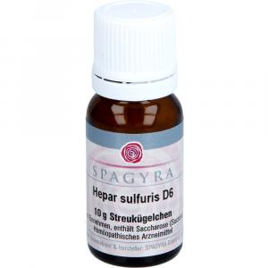 HEPAR SULFURIS D 6 Globuli