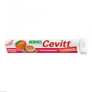 HERMES Cevitt+Calcium Blutorange Brausetabletten
