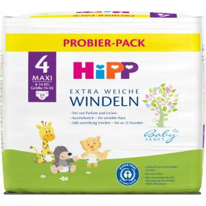 HIPP Babysanft Windeln Maxi 9-14kg Gr.4 DP