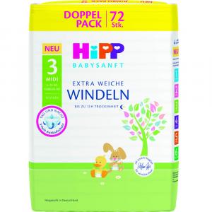 HIPP Babysanft Windeln Midi 6-10kg Gr.3 DP