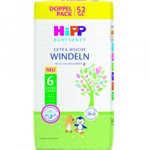 HIPP Babysanft Windeln XL ab 13kg Gr.6 Vorratsbox
