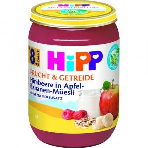 HIPP Frucht & Getreide Himb.i.Apfel-Bananen-Müsli
