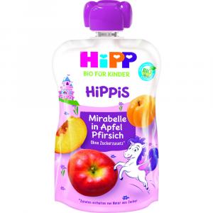 HIPP HiPPiS Mirabelle in Apfel-Pfirsich