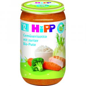 HIPP Menü Gemüserisotto m.zarter Bio-Pute ab d.12M