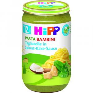 HIPP Menü Tagliat.in Spinat Käse Sauce ab d.12 M.